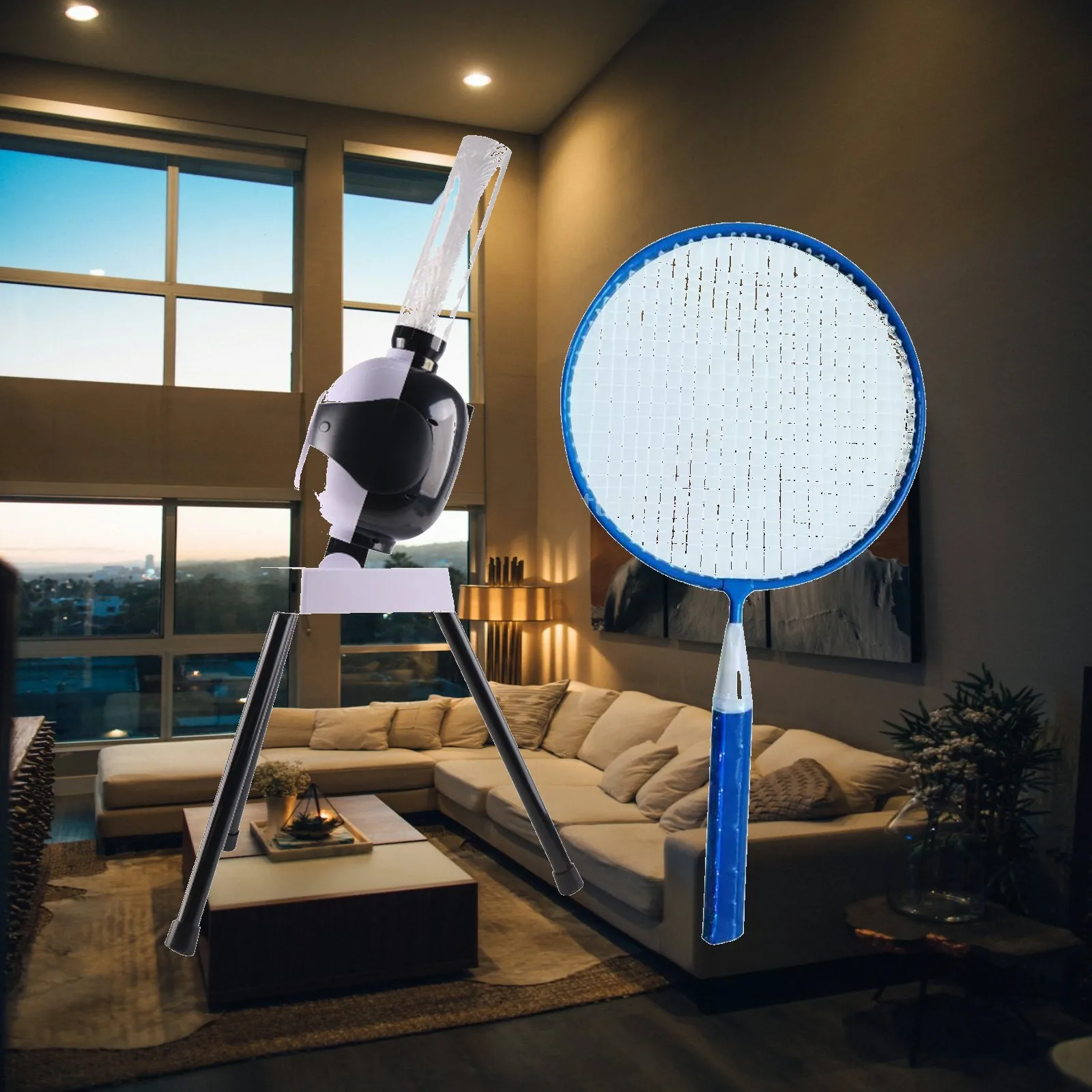 Badminton Robot Automatic Launcher Ball Machine Badminton Pitching Machine, Badminton Ball Tosser
Badminton Robot Automatic Launcher Ball Machine Badminton Pitching Machine, Badminton Ball Tosser