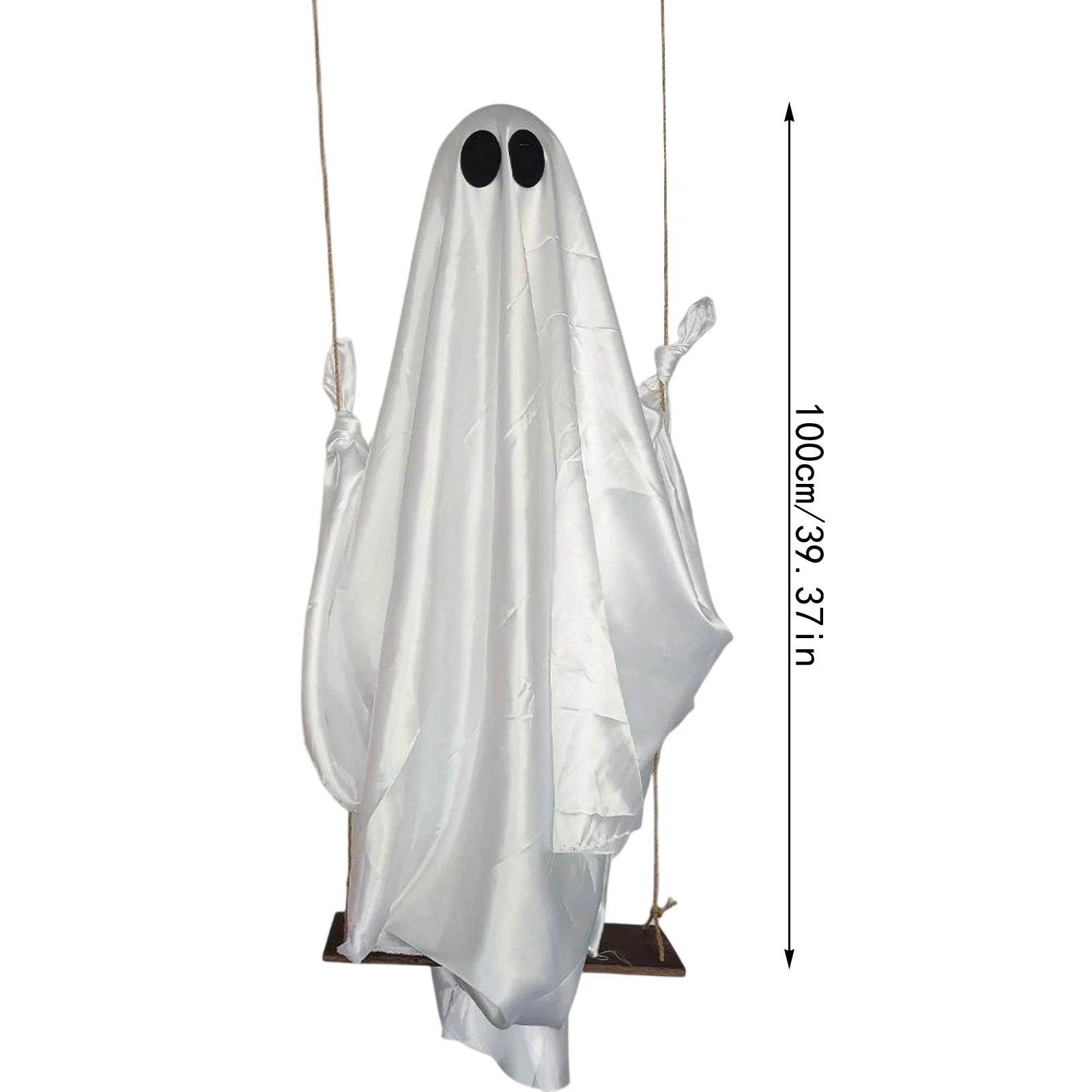 Halloween Decorations Outdoor - 39" Large Hanging Ghost Swing with Remote Control String Lights & Upgraded Sheet, Scary Ghost Ha
Halloween Decorations Outdoor - 39" Large Hanging Ghost Swing with Remote Control String Lights & Upgraded Sheet, Scary Ghost Ha