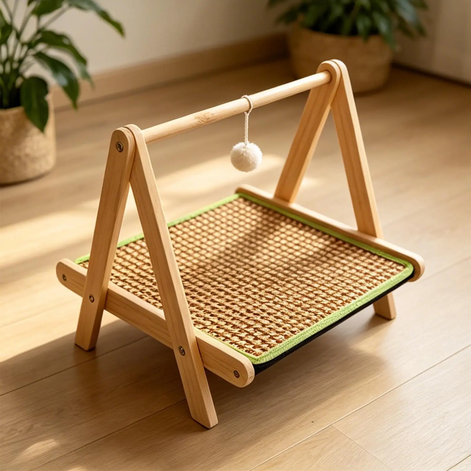 Cat Scratching Bed Interactive Pet Lounger With Teaser Ball Scratch Pad for Cats for Small Large Kitten Playing Exercise
Cat Scratching Bed Interactive Pet Lounger With Teaser Ball Scratch Pad for Cats for Small Large Kitten Playing Exercise