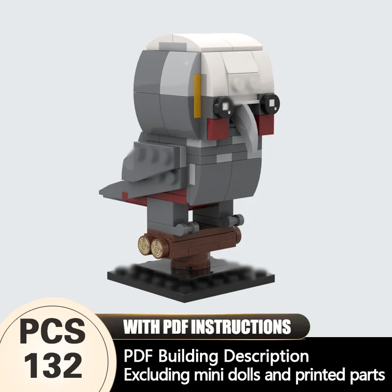 Creators Animal Series Model MOC Building Bricks New Zealand Parrot Modular Technology Gifts Holiday Assemble Children Toys Suit
Creators Animal Series Model MOC Building Bricks New Zealand Parrot Modular Technology Gifts Holiday Assemble Children Toys Suit