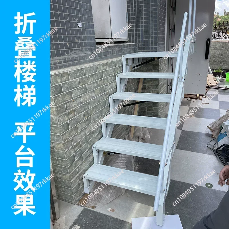Folding Ladder Stairs Custom Outdoor Fire Small Duplex Indoor and Outdoor Loft Second Floor Villa Loft Home Small Apartment
Folding Ladder Stairs Custom Outdoor Fire Small Duplex Indoor and Outdoor Loft Second Floor Villa Loft Home Small Apartment