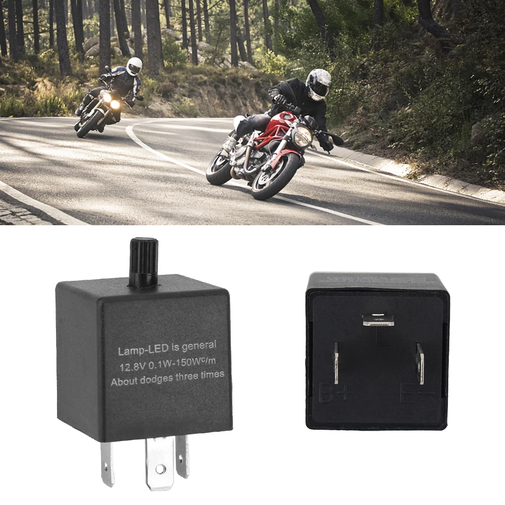 Electronic Adjustable Freauency LED Turn Signal Light 3pins Car Motorcycle LED Flasher Relay Auto parts Blinker Flasher Relay
Electronic Adjustable Freauency LED Turn Signal Light 3pins Car Motorcycle LED Flasher Relay Auto parts Blinker Flasher Relay