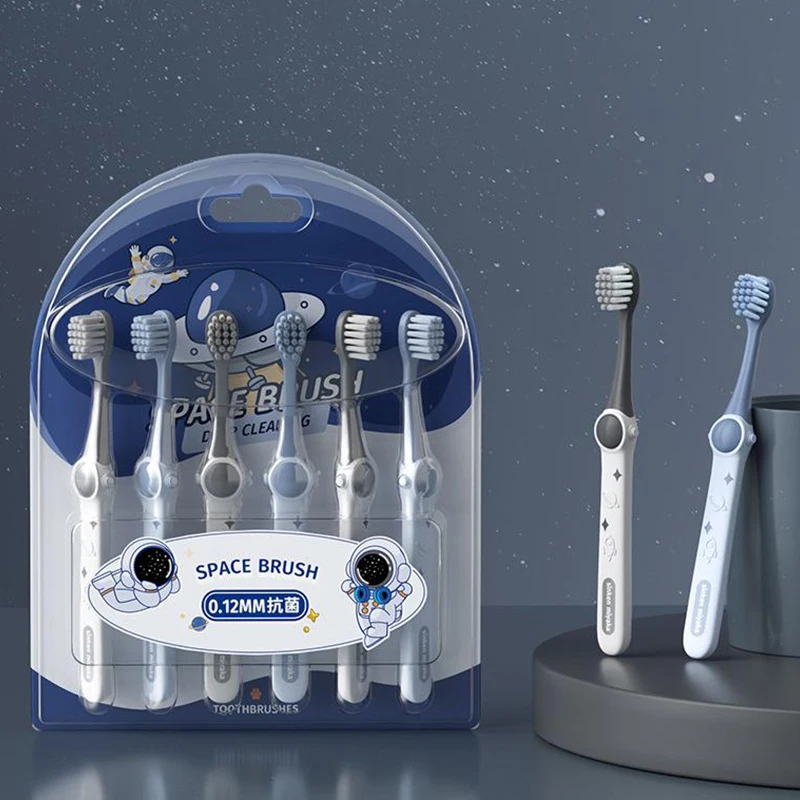 6 шт., Детские зубные щётки с мягкой щетиной
6 шт., Детские зубные щётки с мягкой щетиной