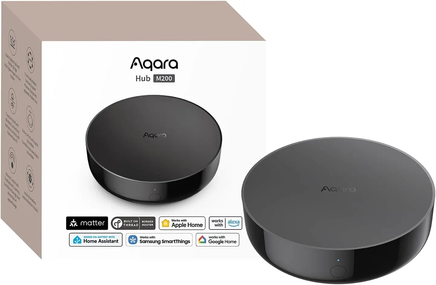 Smart Hub M200: Matter Controller with Thread, Zigbee, Bluetooth, Wi-Fi, PoE & IR. Works with Alexa, HomeKit, Google Home.
Smart Hub M200: Matter Controller with Thread, Zigbee, Bluetooth, Wi-Fi, PoE & IR. Works with Alexa, HomeKit, Google Home.