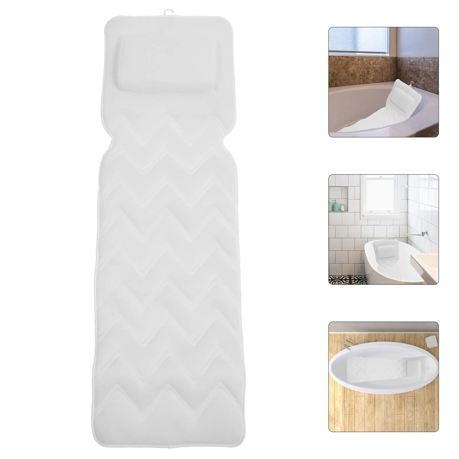 1pcs Bath Pillow For Bathtub Large Non-Slip Head Neck Support 3D Tub Cushion Spa Bathing Pillow Bathroom Supplies Suction Cup
1pcs Bath Pillow For Bathtub Large Non-Slip Head Neck Support 3D Tub Cushion Spa Bathing Pillow Bathroom Supplies Suction Cup