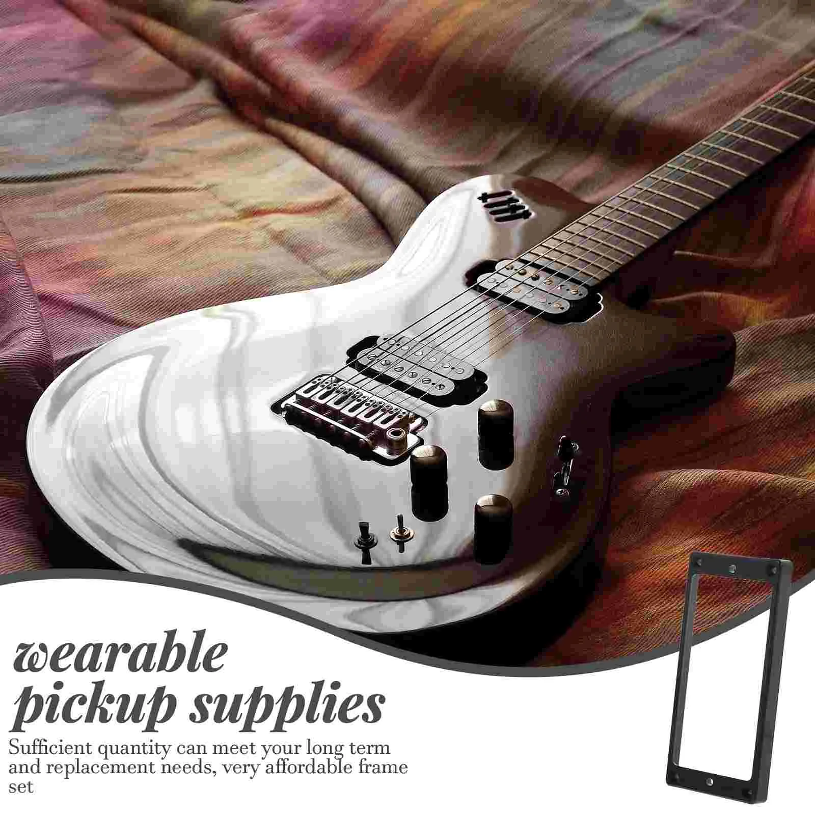 2Pcs Electric Pickup Frames Electric Guitar Replacement Part Protective Covers Plastic Coils Replacement Parts Portable
2Pcs Electric Pickup Frames Electric Guitar Replacement Part Protective Covers Plastic Coils Replacement Parts Portable