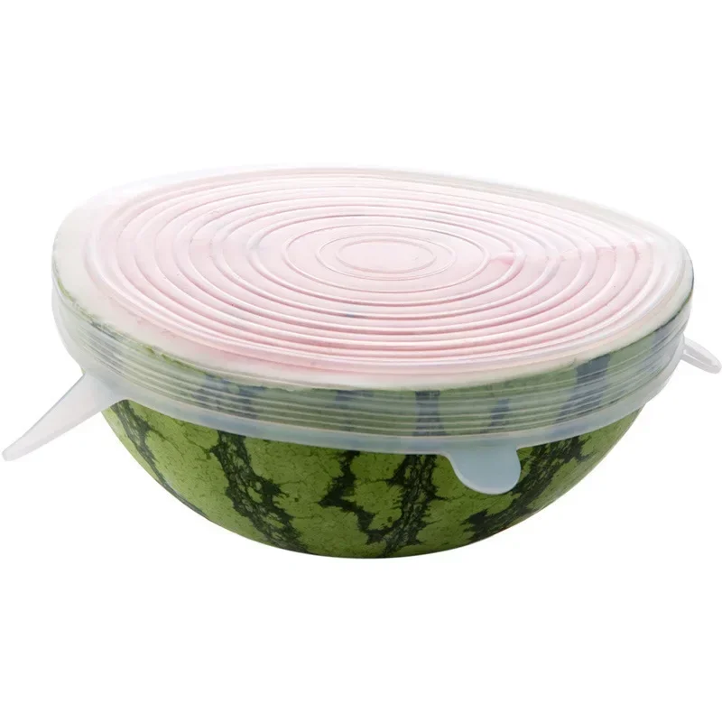 6PC Silicone Cover Reusable Durable Leftovers Keep Food Fresh Washable Cookware Bowl Microwave Cover Stretch Lids
6PC Silicone Cover Reusable Durable Leftovers Keep Food Fresh Washable Cookware Bowl Microwave Cover Stretch Lids