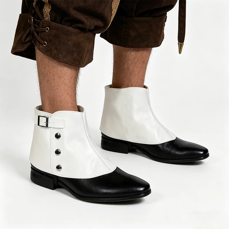 Shoes Cover Vintage Medieval Renaissance Palace White Shoe Covers Gangster Leather Boot Covers Costume Accessories for Halloween
Shoes Cover Vintage Medieval Renaissance Palace White Shoe Covers Gangster Leather Boot Covers Costume Accessories for Halloween
