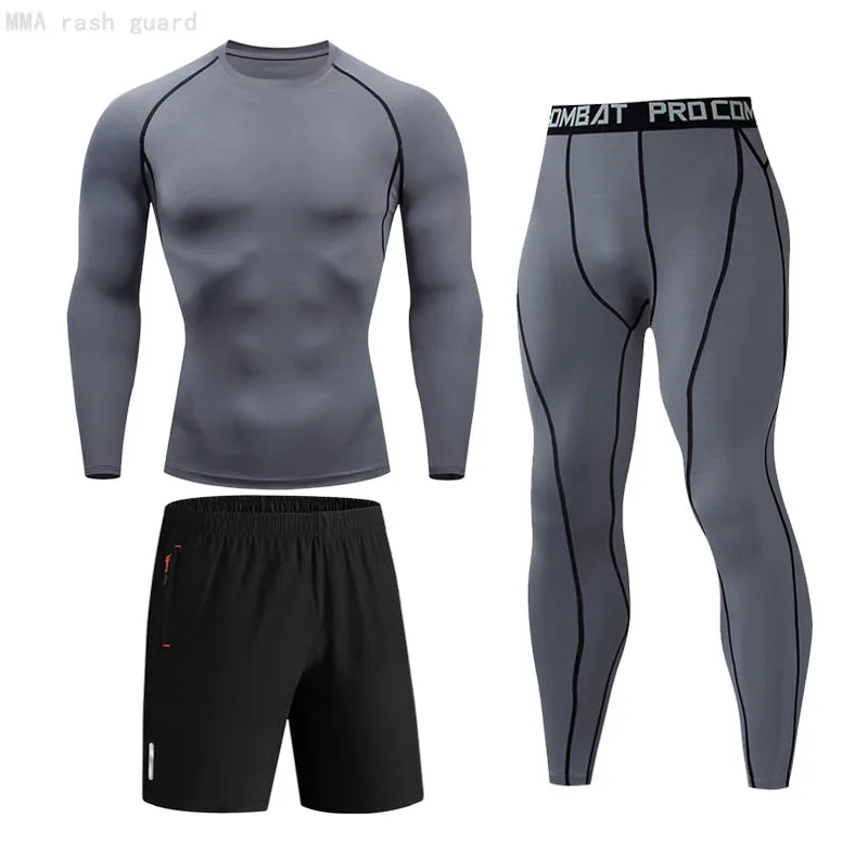 Compression Sportswear Men's Running Long Sleeve Shirt Sun Protection Second Skin Gym Workout Full Set Solid color Sports set
Compression Sportswear Men's Running Long Sleeve Shirt Sun Protection Second Skin Gym Workout Full Set Solid color Sports set
