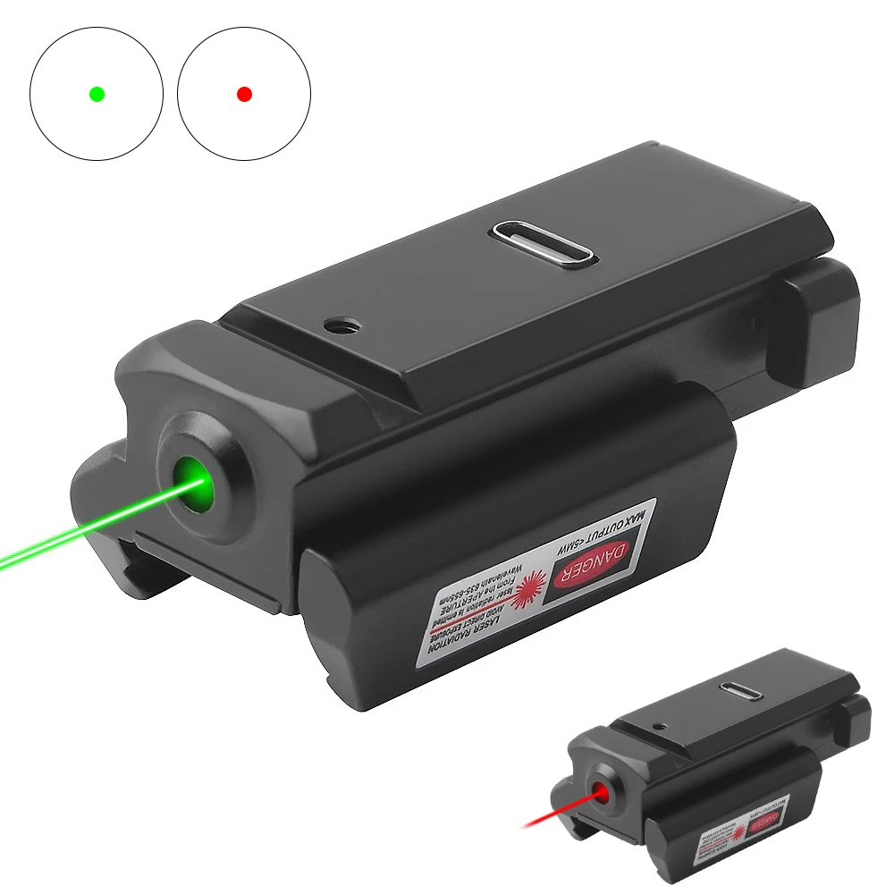 Tactical Red Green Dot Laser Sight Compact Pistol Laser Sight USB Rechargeable Gun Laser Pointer Hunting Airsoft Accessory 20mm
Tactical Red Green Dot Laser Sight Compact Pistol Laser Sight USB Rechargeable Gun Laser Pointer Hunting Airsoft Accessory 20mm