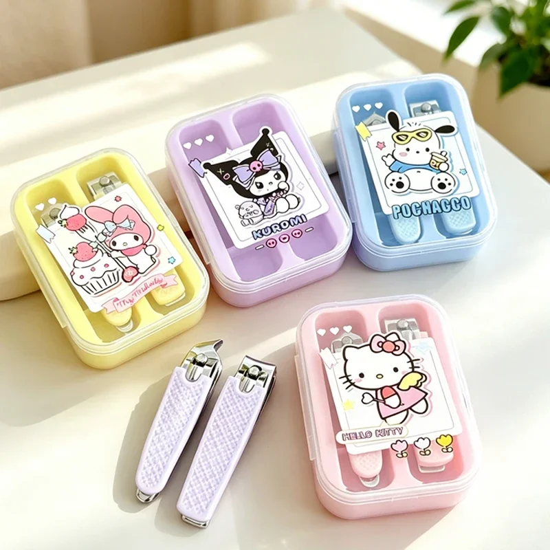 Hello Kitty Kuromi Cartoon Nail Scissors Cute Mini Girls Portable Oblique Nail Clippers Manicure Set Complete Set
Hello Kitty Kuromi Cartoon Nail Scissors Cute Mini Girls Portable Oblique Nail Clippers Manicure Set Complete Set