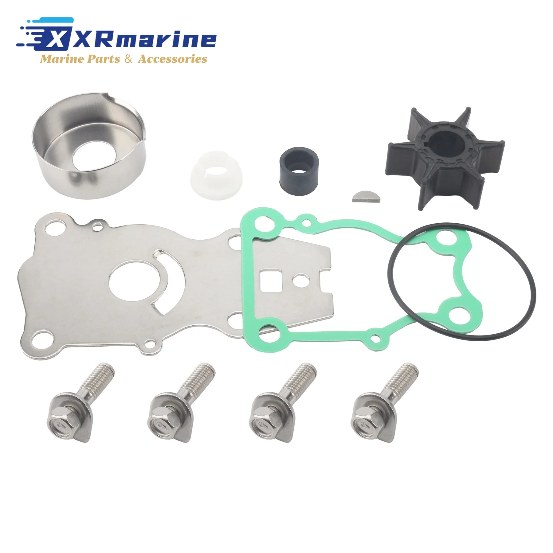 Комплект крыльчатки водяного насоса 66T-W0078-00 для подвесных лодочных моторов Yamaha 25, 30, 40 л.с. (66T-W0078-A0, 66T-W0078-01, 18-3440, 18-3413)
Комплект крыльчатки водяного насоса 66T-W0078-00 для подвесных лодочных моторов Yamaha 25, 30, 40 л.с. (66T-W0078-A0, 66T-W0078-01, 18-3440, 18-3413)