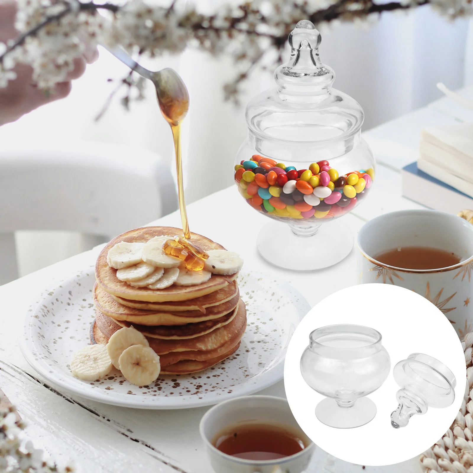 Glass Candy Jar with Lid Large Mouth Storage Container Suitable for Home Kitchen Snacks Cookies Transparent Candy Holder
Glass Candy Jar with Lid Large Mouth Storage Container Suitable for Home Kitchen Snacks Cookies Transparent Candy Holder