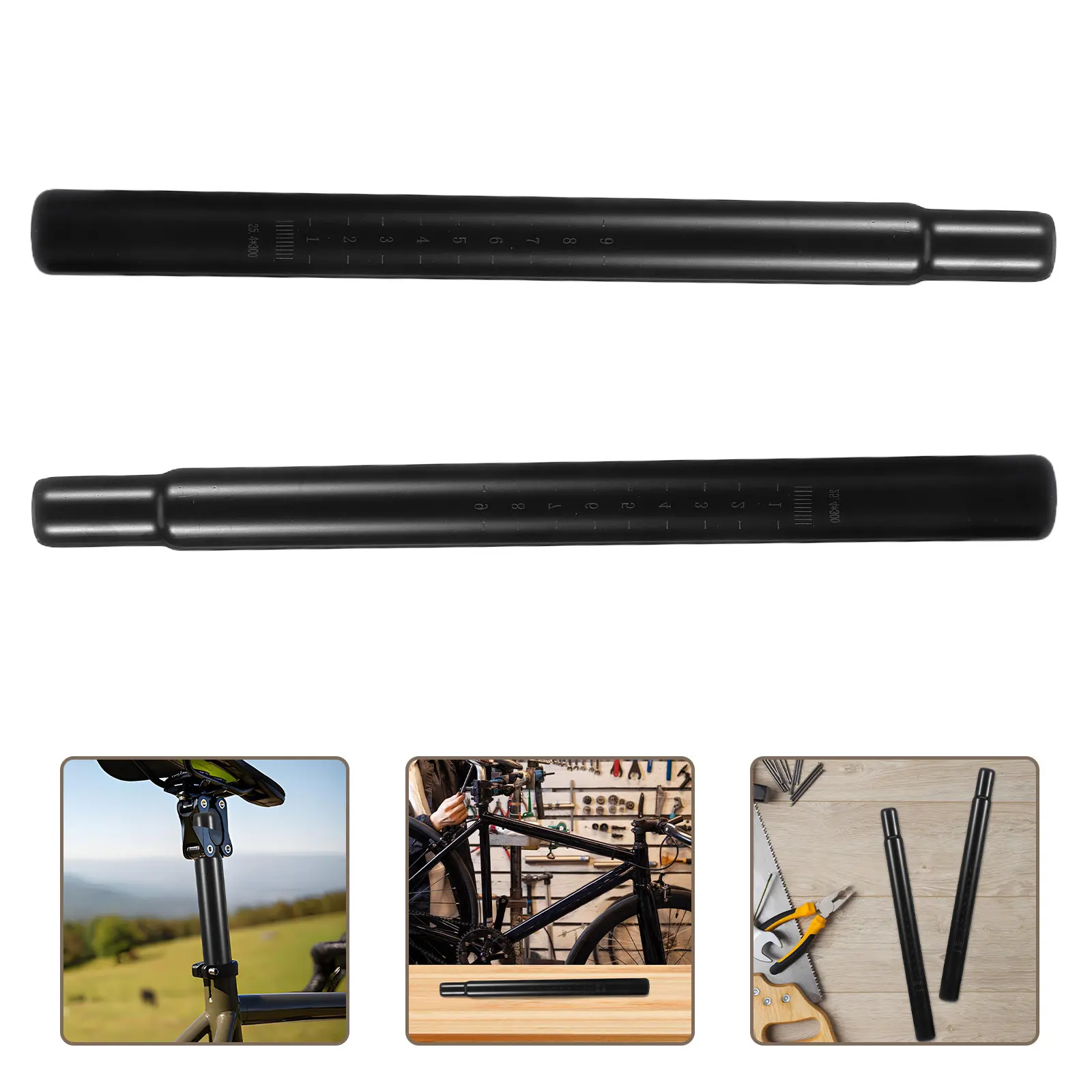 2Pcs Bike Seat Post Extended Tube Stable Riding Replacement Bicycle Seatpost Suspension Post Bike Seat Pole
2Pcs Bike Seat Post Extended Tube Stable Riding Replacement Bicycle Seatpost Suspension Post Bike Seat Pole