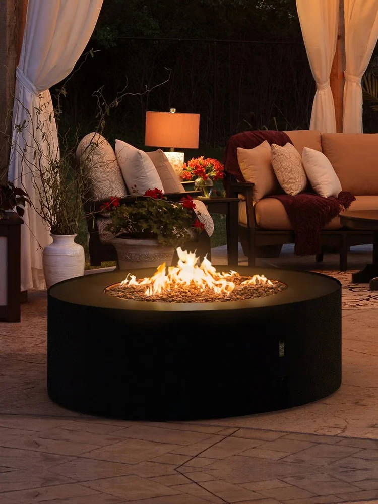 Outdoor fireplace courtyard electronic burning alcohol real fire natural gas atomization household heating round waterproof
Outdoor fireplace courtyard electronic burning alcohol real fire natural gas atomization household heating round waterproof