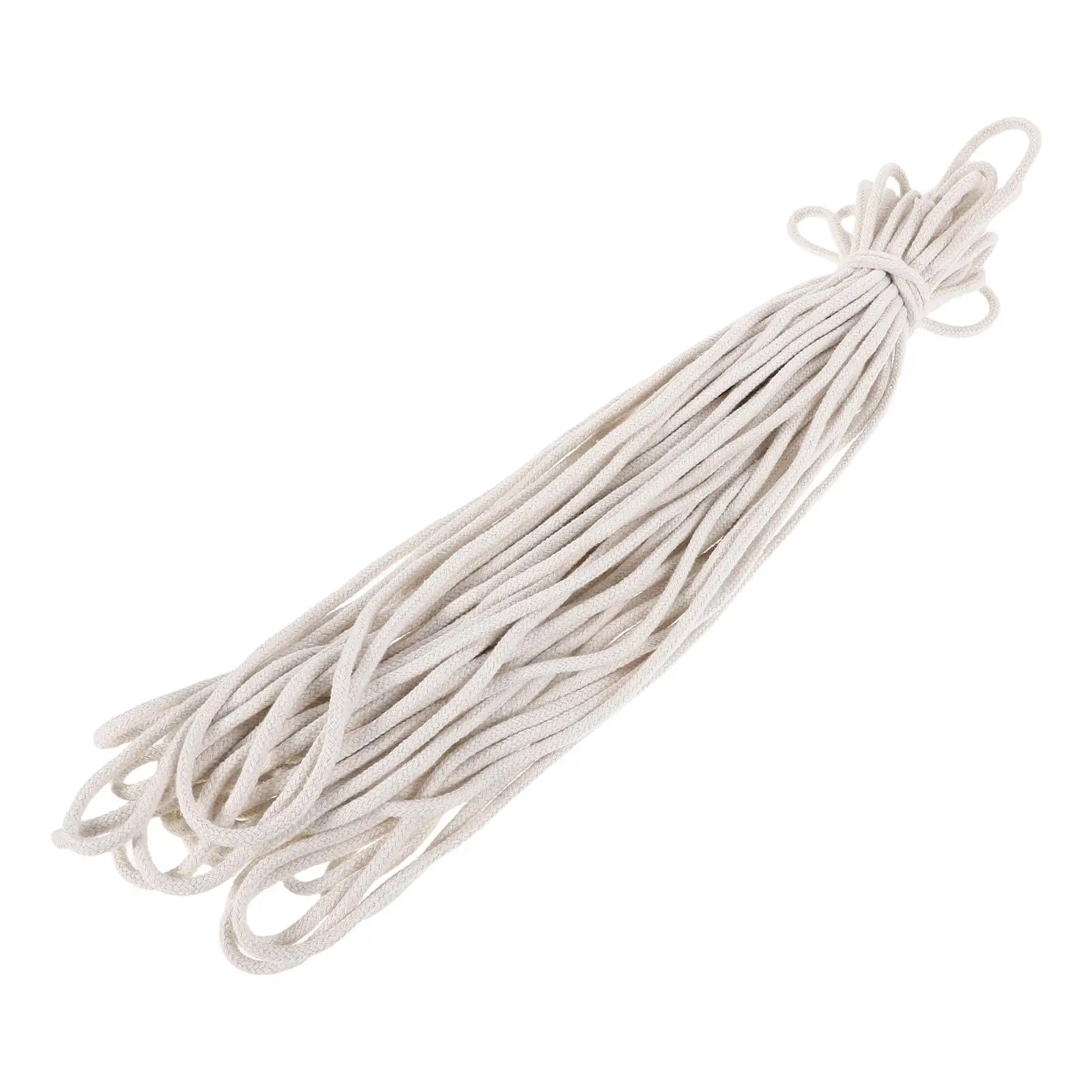 White Handwoven Cotton Rope 25m Durable Self Absorbing Core Camping Tent Flag Thick Braided Rope Bundle Pull Clothesline
White Handwoven Cotton Rope 25m Durable Self Absorbing Core Camping Tent Flag Thick Braided Rope Bundle Pull Clothesline