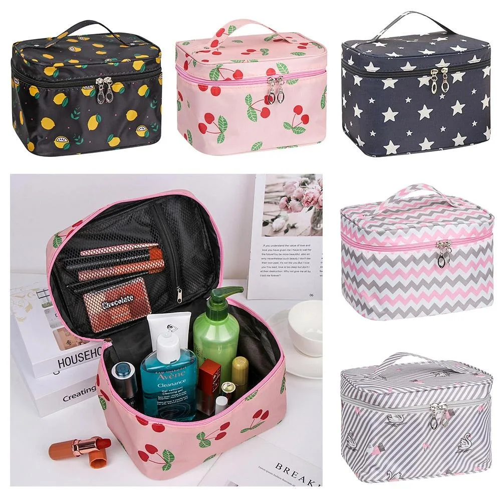 Waterproof Travel Makeup Bag Large Capacity Handheld Design Women's Cosmetic Bag Toiletry Storage Organizer
Waterproof Travel Makeup Bag Large Capacity Handheld Design Women's Cosmetic Bag Toiletry Storage Organizer