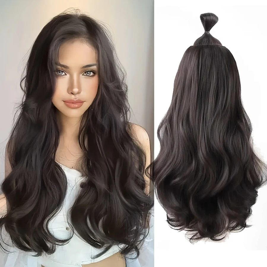 synthetic curly wavy clip hair extensions, artificial wigs for hair extensions, with 4 clips per piece for black brown black hai
synthetic curly wavy clip hair extensions, artificial wigs for hair extensions, with 4 clips per piece for black brown black hai