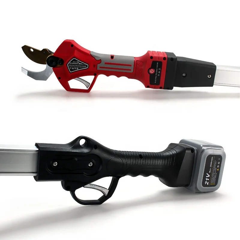0.8-1.9Meter Telescopic Long Pole Electric Tree Pruning Shears Fruit Trees Scissors Electric Li-ion Battery Pruning Shear
0.8-1.9Meter Telescopic Long Pole Electric Tree Pruning Shears Fruit Trees Scissors Electric Li-ion Battery Pruning Shear