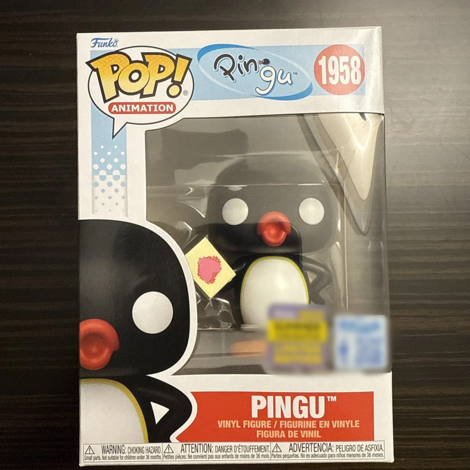 FUNKO POP Pingu with Card 1958 Vinyl Figure Collectible Limited Edition Figurine 2025 Summer Convention Anime Model Toy Gift
FUNKO POP Pingu with Card 1958 Vinyl Figure Collectible Limited Edition Figurine 2025 Summer Convention Anime Model Toy Gift