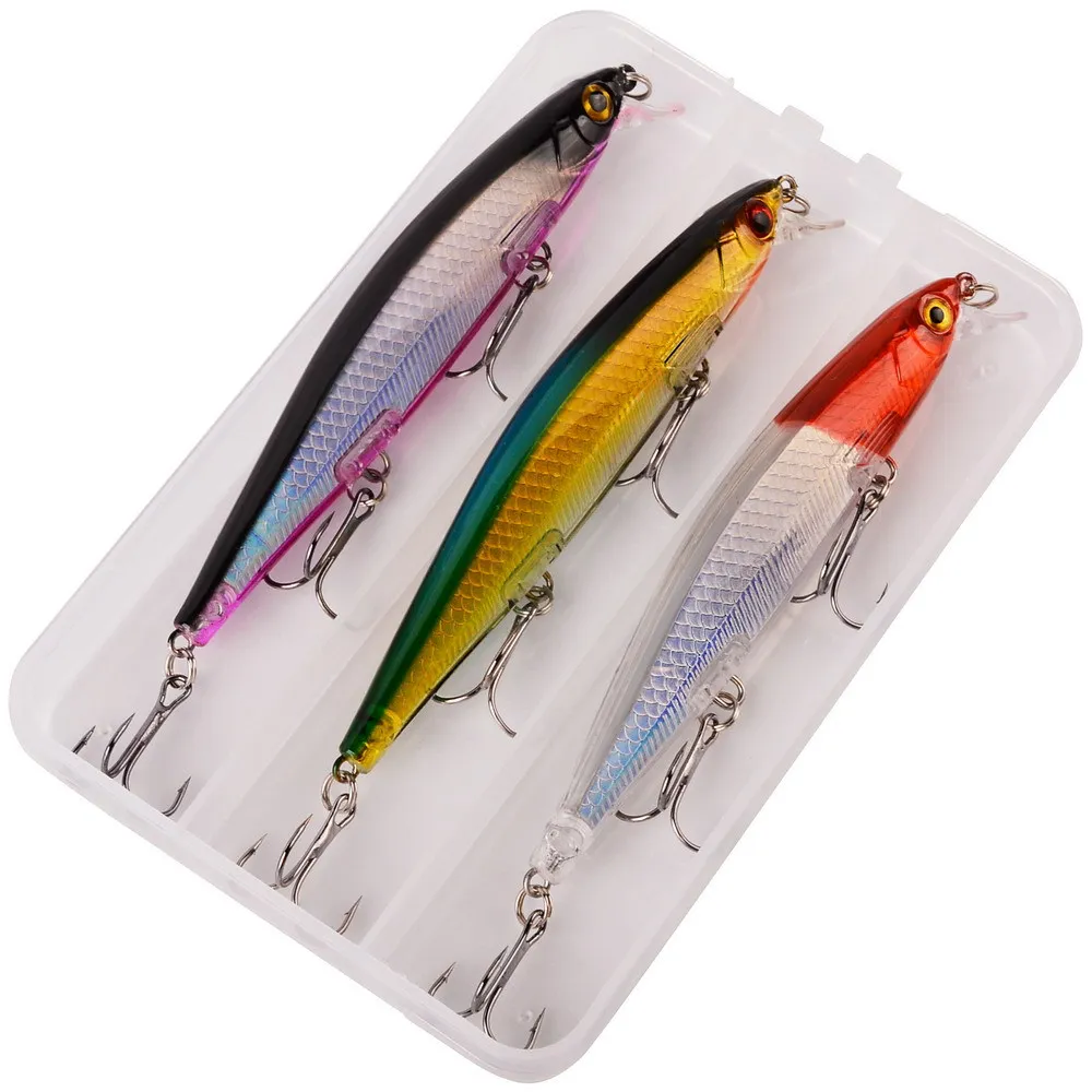 11cm 12.6g Boxed Minnow Fishing Lure Long Cast Plastic Artificial Bait Freshwater Saltwater Hard Bait
11cm 12.6g Boxed Minnow Fishing Lure Long Cast Plastic Artificial Bait Freshwater Saltwater Hard Bait