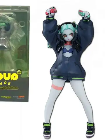 16CM Anime Game Cyberpunk: Edgerunners Rebecca Figure Standing Anime Model Toy Gift Lucy Collection David Martinez Aciton Figure