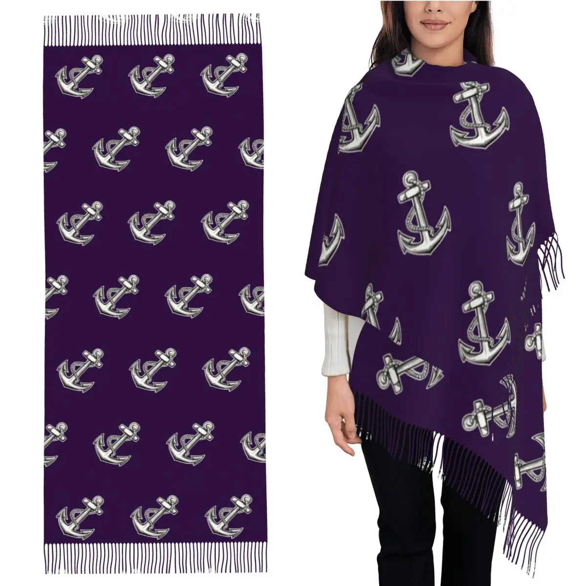 Fremantle Dockers Anchor Scarf Tassel Scarves Women Soft Warm Shawls and Wraps Long Fall Winter Shawl Wrap
Fremantle Dockers Anchor Scarf Tassel Scarves Women Soft Warm Shawls and Wraps Long Fall Winter Shawl Wrap