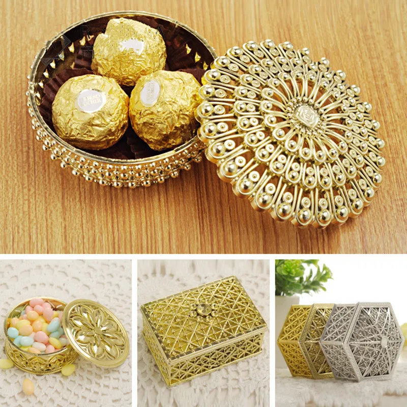 24Pcs/Lot Luxury Peacock Design Round Party Favors Table Centerpieces Wedding Decorations Candy Gift Boxes
24Pcs/Lot Luxury Peacock Design Round Party Favors Table Centerpieces Wedding Decorations Candy Gift Boxes