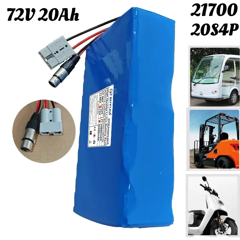 72V20000mAh 20S4P 21700 Lithium-ion Battery Pack 1000W-3500W High Power Built-in BMS Suitable for All Types of Electric Vehicles
72V20000mAh 20S4P 21700 Lithium-ion Battery Pack 1000W-3500W High Power Built-in BMS Suitable for All Types of Electric Vehicles