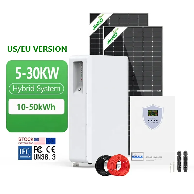 Jinko Solar Panels Complete Hybrid Solar Power System Commercial Solar Generation Unit 5KW 6KW 8KW 10KW Full Set for Industrial
Jinko Solar Panels Complete Hybrid Solar Power System Commercial Solar Generation Unit 5KW 6KW 8KW 10KW Full Set for Industrial