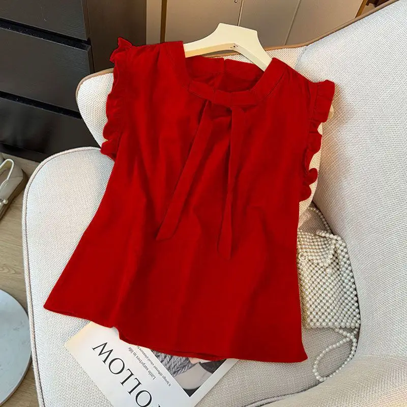 Летняя коллекция 2025: Новая свободная шифоновая блузка с бантом на воротнике, легкая, дышащая, для женщин, деловой повседневный стиль
Летняя коллекция 2025: Новая свободная шифоновая блузка с бантом на воротнике, легкая, дышащая, для женщин, деловой повседневный стиль
