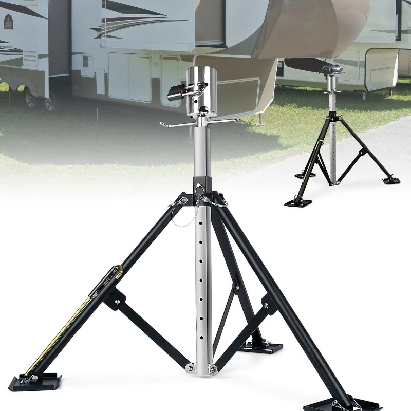 Heavy Duty Fifth Wheel Tripod Stabilizer, Needle RV Tripod Stabilizer Multifunctional Heavy Duty Support Frame
Heavy Duty Fifth Wheel Tripod Stabilizer, Needle RV Tripod Stabilizer Multifunctional Heavy Duty Support Frame