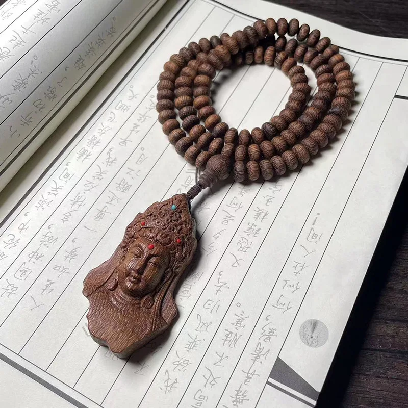 Nha Trang Baiqi Nan Abacus Beads Buddha Beads Exquisite Carving Craft Guanyin Pendant Agarwood Hanging Pendant Necklace for Men
Nha Trang Baiqi Nan Abacus Beads Buddha Beads Exquisite Carving Craft Guanyin Pendant Agarwood Hanging Pendant Necklace for Men