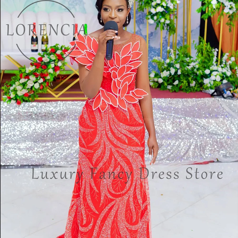 Elegant 3D Ornament Prom Dresses 2025 Sheer Neck Glitter Mermaid Wedding Party Gowns Customized Sleeveless robe de soiree dubaï
Elegant 3D Ornament Prom Dresses 2025 Sheer Neck Glitter Mermaid Wedding Party Gowns Customized Sleeveless robe de soiree dubaï
