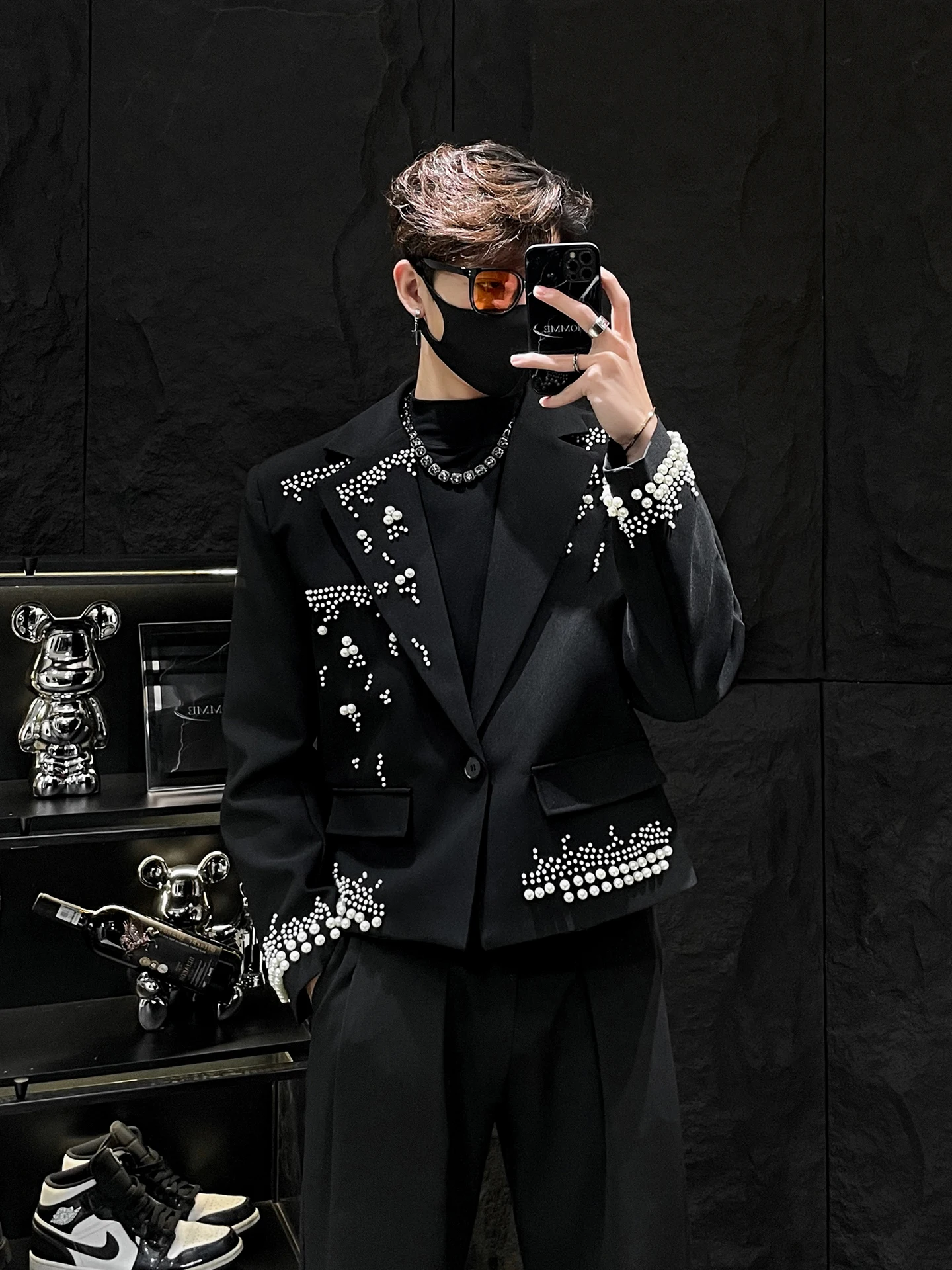 Bla ort Wide Heavy Embroidery Men's Suit Jaet HOMME No Stop Mirror Design Korean Luxury Lightweight Casual Spring Autumn
Bla ort Wide Heavy Embroidery Men's Suit Jaet HOMME No Stop Mirror Design Korean Luxury Lightweight Casual Spring Autumn