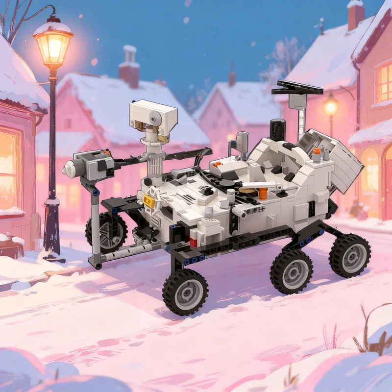 670pcs MOC Perseverance Mars Rover Ingenuity Creator Expert Model Building Blocks Construction Toys Christmas Gifts Brick Kids
670pcs MOC Perseverance Mars Rover Ingenuity Creator Expert Model Building Blocks Construction Toys Christmas Gifts Brick Kids
