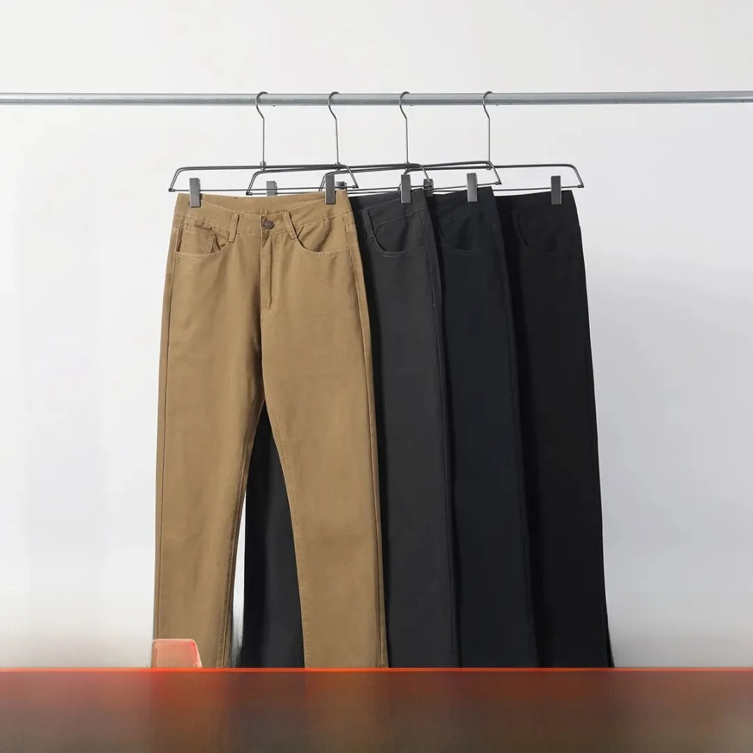 00% Cotton Men's Slim Fit Straight Leg Casual Pants Breathable Comfortable Autumn Elastic Pure Color Long Trousers
00% Cotton Men's Slim Fit Straight Leg Casual Pants Breathable Comfortable Autumn Elastic Pure Color Long Trousers