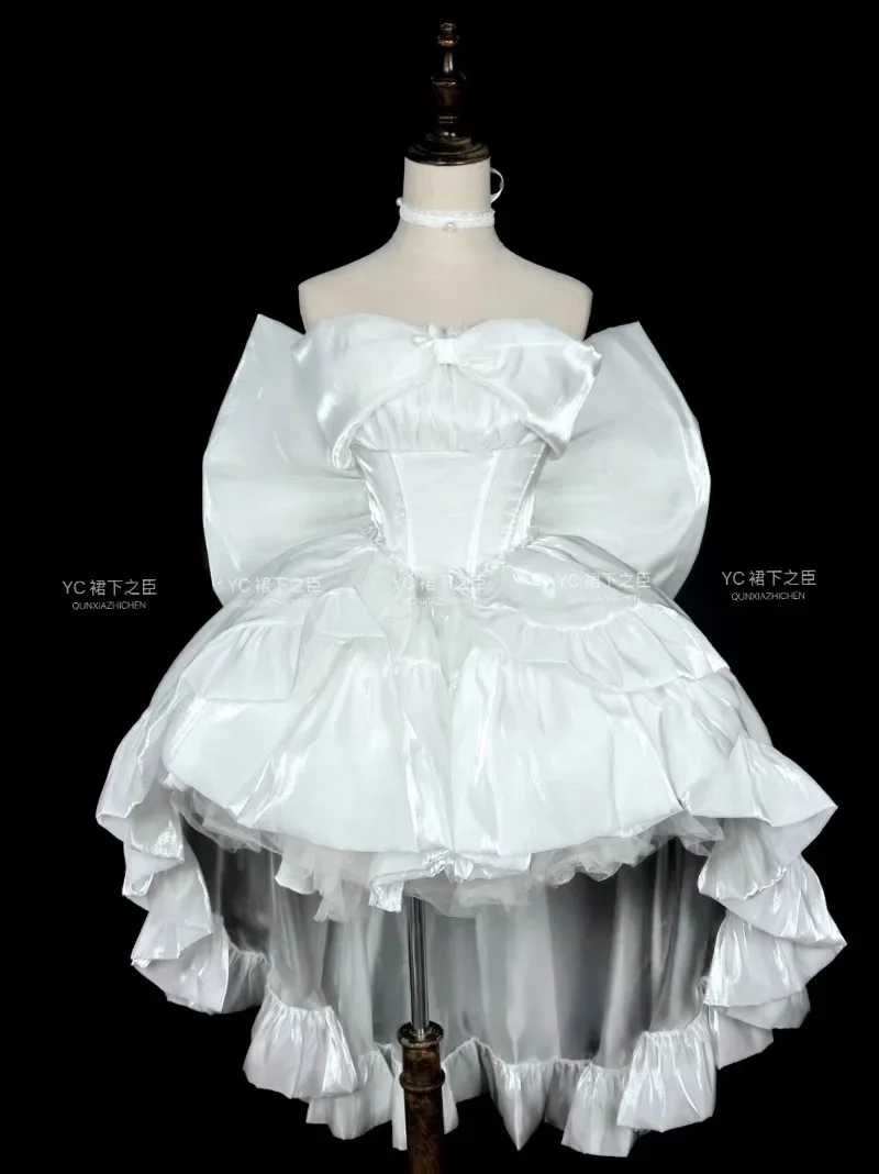 Trailing Slimming Dress Sweet Beautiful Woman White High Sense Adult Ceremony Tube Top Princess Tutu Birthday Dresses
Trailing Slimming Dress Sweet Beautiful Woman White High Sense Adult Ceremony Tube Top Princess Tutu Birthday Dresses