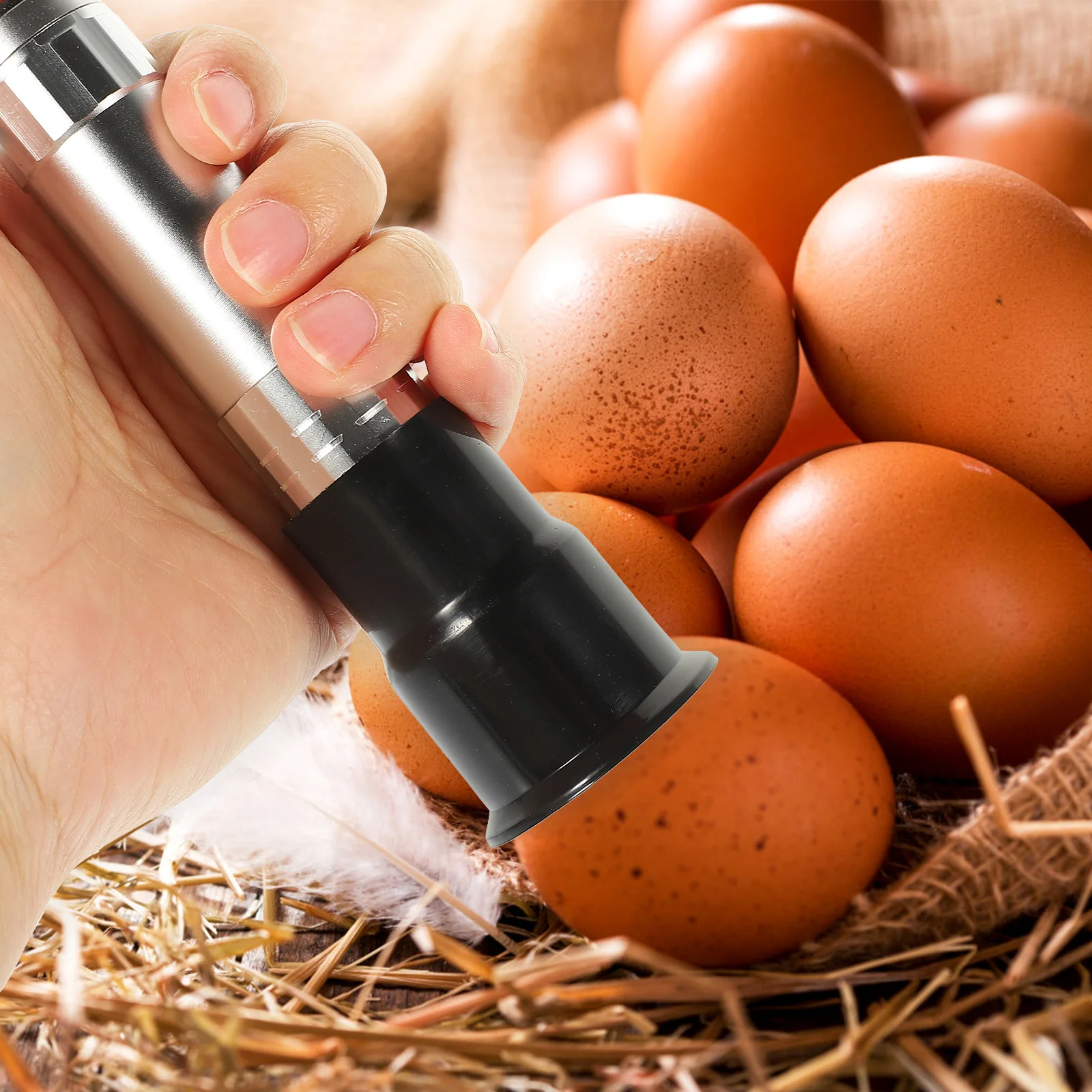 Cold Light Egg Candler Portable Professional Incubation Lamp for Farm Eggs Development Monitoring Durable Equipment
Cold Light Egg Candler Portable Professional Incubation Lamp for Farm Eggs Development Monitoring Durable Equipment