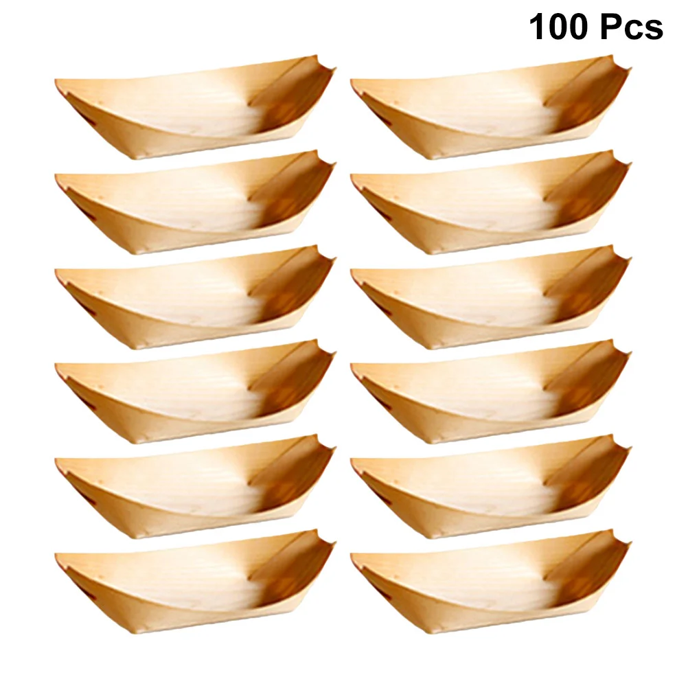100 Pcs Lays Bbq Boat Shape Wood Tray Wooden Snack Plate Sourkout Nibbles Hors Oeuvres
100 Pcs Lays Bbq Boat Shape Wood Tray Wooden Snack Plate Sourkout Nibbles Hors Oeuvres