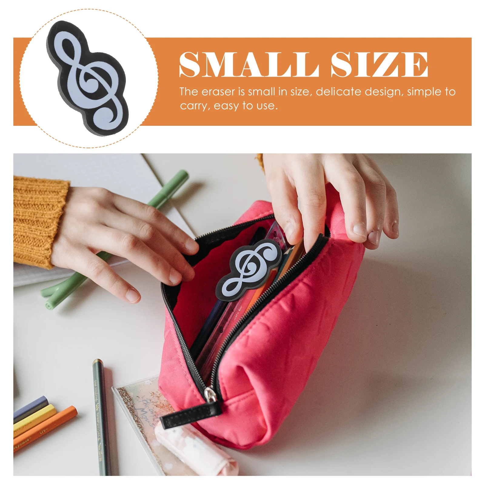20 pcs Music Note Erasers Cute Small Rubber for Students School Classroom Rewards Prizes Bulk Mini TPR Safe Eraser
20 pcs Music Note Erasers Cute Small Rubber for Students School Classroom Rewards Prizes Bulk Mini TPR Safe Eraser