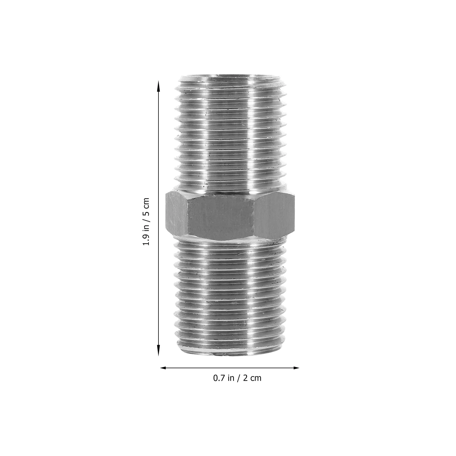Stainless Steel Hose Adapter External Thread Proof Garden Hose Fitting Connector Plumbing Coupler
Stainless Steel Hose Adapter External Thread Proof Garden Hose Fitting Connector Plumbing Coupler