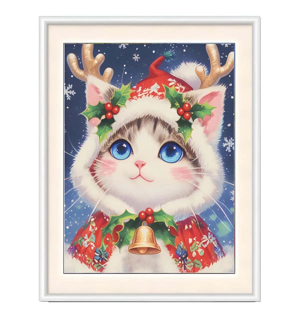 9ct 50x65cm Christmas Cat Embroidery DIY Printed Kits Cross Stitch Needlework Set Home Decor Crafts 22 Colors
9ct 50x65cm Christmas Cat Embroidery DIY Printed Kits Cross Stitch Needlework Set Home Decor Crafts 22 Colors