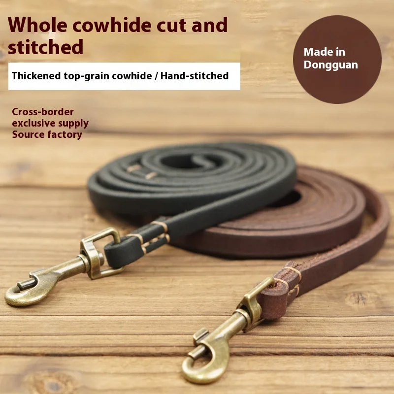 2025 New Top Grain Leather Dog Leash Genuine Cowhide Traction Rope Durable Pet Tether for Small to Medium Sized Pets
2025 New Top Grain Leather Dog Leash Genuine Cowhide Traction Rope Durable Pet Tether for Small to Medium Sized Pets