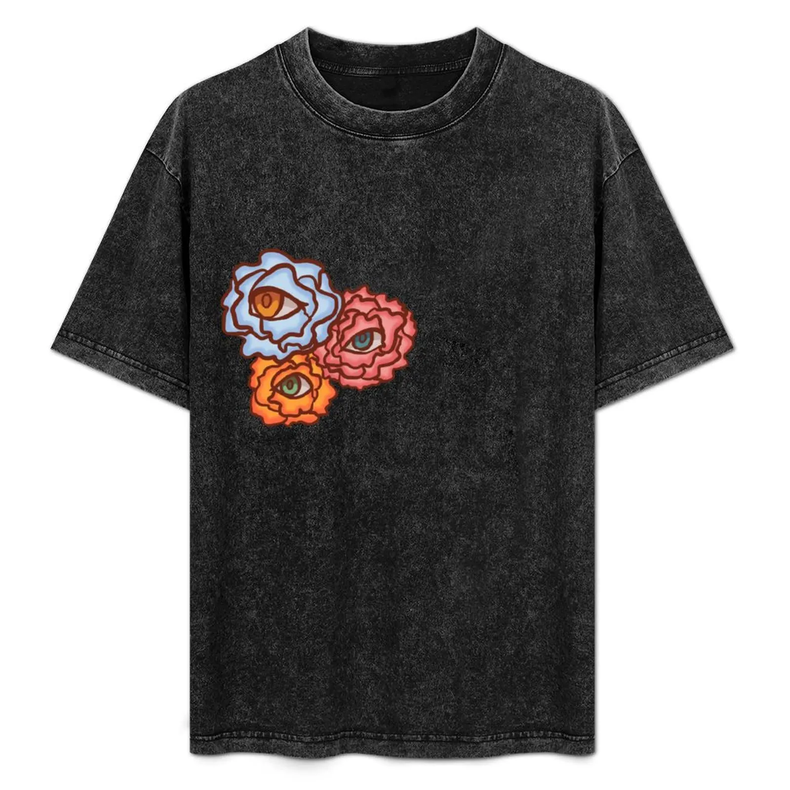 Floral Eyes T-Shirt Abstract Pattern Print Top
Floral Eyes T-Shirt Abstract Pattern Print Top