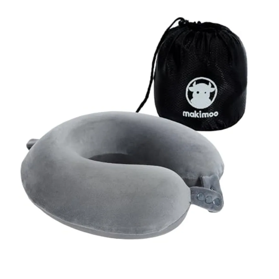 Travel Neck Pillow, Top Memory Foam Pillow for Head Support, Ideal for Airplanes, Cars, and Home Recliners, Adjustable and Soft
Travel Neck Pillow, Top Memory Foam Pillow for Head Support, Ideal for Airplanes, Cars, and Home Recliners, Adjustable and Soft