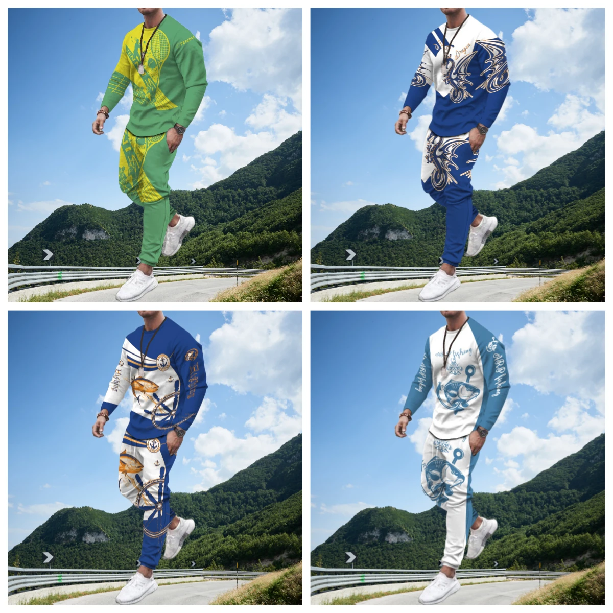 2025 Antumn New Men's Long-sleeved T-shirt Pants Suit Personality 3d Print Fashion Wear Match Large Size Sweatshirt 2-piece Set
2025 Antumn New Men's Long-sleeved T-shirt Pants Suit Personality 3d Print Fashion Wear Match Large Size Sweatshirt 2-piece Set