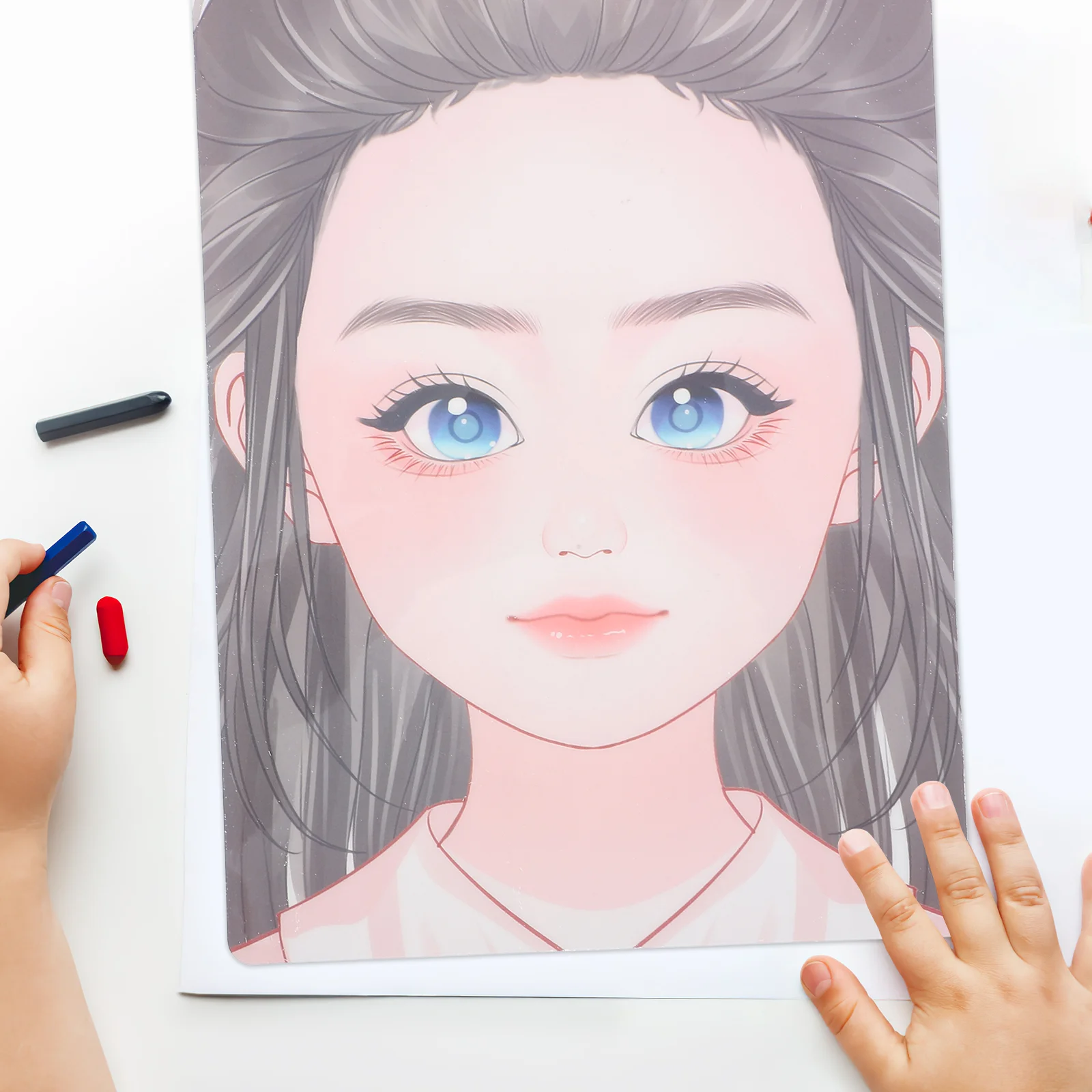 Children's Coloring Template Face Painting Graduation Hat Makeup Practice Mold Supplies Dresser
Children's Coloring Template Face Painting Graduation Hat Makeup Practice Mold Supplies Dresser