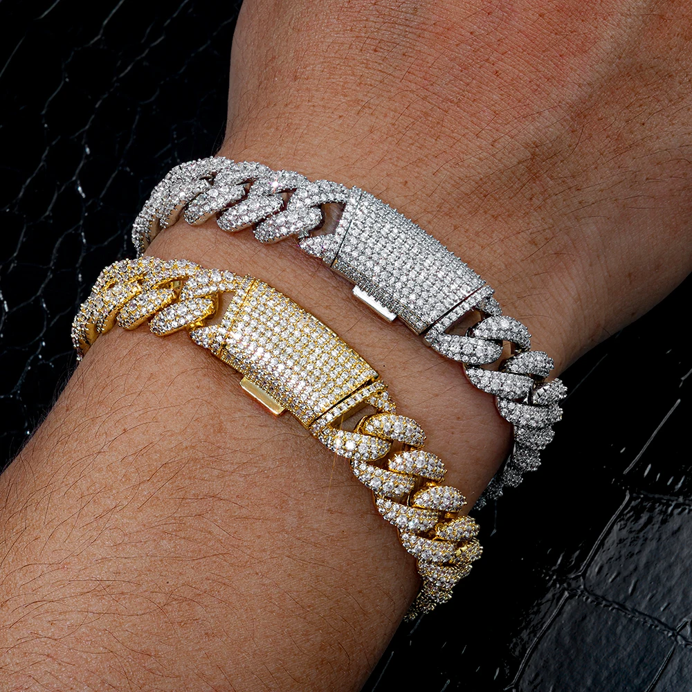 11MM Iced Out Cuban Bracelet Shine Miami Cubic Zirconia Bubble Cuban Link Chain Hip Hop Rock Street Jewelry Birthday Gift
11MM Iced Out Cuban Bracelet Shine Miami Cubic Zirconia Bubble Cuban Link Chain Hip Hop Rock Street Jewelry Birthday Gift