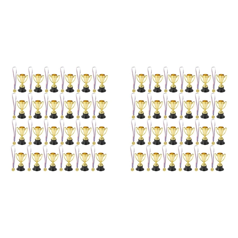 T82C Hot Sale-96 PCS Trophy And Medals Set,24Pcs Gold Plastic Trophy Cup And 24 PCS Medals For Kids Sports Awards, Party Favors
T82C Hot Sale-96 PCS Trophy And Medals Set,24Pcs Gold Plastic Trophy Cup And 24 PCS Medals For Kids Sports Awards, Party Favors